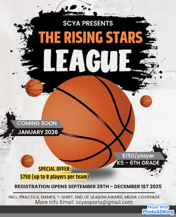 The Rising Stars League Flyer